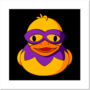 Mardi Gras Mask Rubber Duck Posters and Art